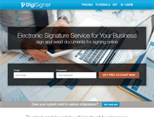 Tablet Screenshot of digisigner.com